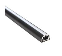 Surface Mounted LED Cabinet Profile Light 30/50/100cm Black Gray Gold | Slim half-round surface mounted LED profile for cabinet bedside lighting(30cmx1pcs,GOLD NO LED_NO)