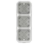Surface-mounted triple box with passage new Plexo 55 069688L