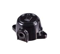Surface-Mounted Vintage Round Retro Toggle Switch (Black)