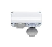 Surface-Mounted Wet Room Schuko Sockets 1-Way or 2-Way IP66 Even When Plug is in Operation (2-Way)