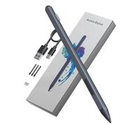 Surface Pen with Touch-Cap Top,USBC Charge Pen for Surface Pro 12/11/10/9/8/7/6/5/4/3/X, Go/Book 1-3/Laptop1-5/Studio, Stylus with Palm Rejection, 4096 Pressure, Eraser&Right-Click
