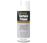 Surface Primer Spray Paint White 400ml - a Quick-drying Primer Designed to Provide a Tight Bond for Spray Painting on Bare or Painted Wood, Metal, Ceramics and More
