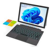 Surface Pro 7 Keyboard for Microsoft Surface Pro 7/7+/6/5/4/3, Ultra-Slim Bluetooth Type Cover For Surface Pro with 7 Colors Backlit,Touchpad,Surface Pro Keyboard Magnetic Detachable, Rechargeable