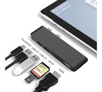 Surface Pro 9 Docking Station with 4K HDMI, USB-C Thunerbolt 4 (8K@30Hz Video+40G Data+100W Power), 2x USB3.0, SD+TF Card Slot, Triple Display Microsoft Surface Pro 9/ Surface Pro X accessories