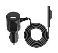 Surface Pro Car Charger 15V2.58A Surface Car Adapter for Microsoft Surface Pro 3/Pro 4/Pro 5/Pro 6/ Pro 7/Pro X Tablet, Surface Book, Surface Go, Surface Laptop 【4.9FT】