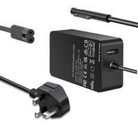 Surface Pro Charger 65W for Surface Pro 3/4/5/6/7/8/9/10/X Tablet Compatible for Microsoft Surface Book 3/2/1 Laptop 6/5/4/3/2/1 Surface Go 1/2/3 Charger Cord Power Supply Adapter