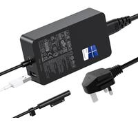 Surface Pro Charger, 65W Microsoft Surface Charger for Surface Pro 3/4/5/6/7/7+/8/9, Surface Laptop 1/2/3/4/5/6/7, Surface Book 1/2/3, Surface Go 1/2/3/4, Surface LaptopGo 1/2/3, Surface Laptop Studio