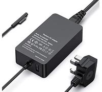 Surface Pro Laptop Charger 65W for Microsoft Surface Pro 9/8/7/6/5/4/3/X Windows Surface Laptop 4/3/2/1 Studio Surface Go 1/2/3 Surface Book 3/2/1 with USB Charger Cord Power Supply