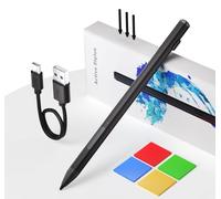Surface Pro Pen Stylus - Stylus for Surface Pro 11/10/X/9/8/7/7+/6/5/Go 3/Go 2/Book/Laptop 5/Studio 2 with 4Nibs, 4096 Pressure Sensitivity Palm Rejection Rehargeable Magnetic Microsoft Surface Pencil