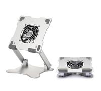 Surface Pro Stand, iPad Cooler,Aluminum Cooling Pad,Sturdy Tablet Stand Holder with Quiet Fan for Microsoft Surface Tablets,iPad Series,Samsung Galaxy Tabs-Up to 15-in Tablets