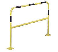 Surface Protective Safety Barrier Steel 200 x 100 cm Yellow, Black