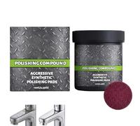 Surface Restoration Polish with Pad,Scratch removal, polishing, surface protection for various materials for Auto Car, Metal, Stone & Household Maintenance. (1Piece)