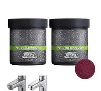Surface Restoration Polish with Pad,Scratch removal, polishing, surface protection for various materials for Auto Car, Metal, Stone & Household Maintenance. (2Piece)