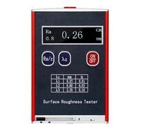 Surface Roughness Tester, High Accuracy 0.01μm Portable Roughness Gauge, 4 Testing Parameters, with LED Display, Measuring Range Ra/Rq 0.05~15.0μm Rz/Rt 0.1~50.0μm