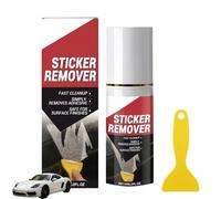 Surface-Safe Sticky Stuff Remover with Plastic Scraper, Sticky Remover of Labels & Decals, Multi-Use Formula for Home & Auto, Adhesive Remover Spray, Sticker Remover Spray, Wide Range of Applications