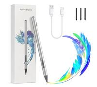 Surface stylus with 4096 Pressure for Microsoft Surface, MPP 2.0 Stylus with Palm Rejection, Eraser Button, Magnetic & Capacitive Fiber Tip for Surface Pro 13/12/11/10/9/8/X/7, Surface Go/Laptop/Book