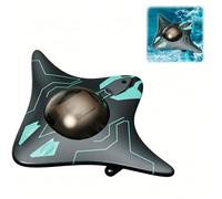 Surface Water Drone With Camera, Ray-Shaped Pool Drone with HD Camera, App Control, LED Light, Live Video for Lakes & Outdoor Water