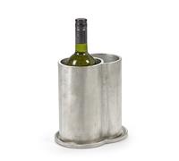 Surface Wine Cooler Gray Aluminum