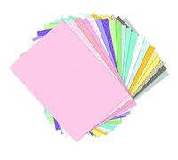 Sizzix Surfacez Patterned 665275, Double Sided Scrapbook Paper, 20 Colours, 8 1/4" x 11 3/4", 80 Pack, One Size