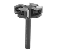 Surfacing Router Bit 4 Flute, 8mm Shank 40mm Cutting Diameter, High Carbon Steel Planer Router Bit with Carbide Blade, Woodworking Milling Cutter for CNC Tools and Handheld Routers