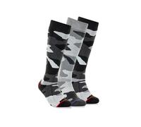 Surfanic Pro Tech Plus Camo 3pk Socks (UK, Numeric, 8, 12, Regular, Regular, Black Camo)