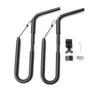 Surfboard Bike Rack - Surfboard Holder for Beâ Çruisers & Mountain Bikes | Robust Bicycle Surfboards Carrier 44.5x52cm with Elastic Strap, Rustproof & Resistant, Includes Protective Cover