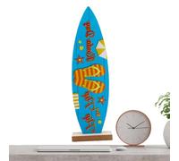 Surfboard Centerpieces For Tables,Surfboard Beach Signs - Surf Board Decor For Wall, Surfboard Beach Signs, Summer Wood Sign, Multifunctional For Wall Decoration, Enhances Living Space