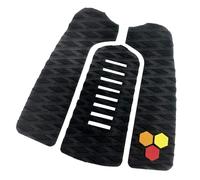 Surfboard Deck Grip Pads - 3 Piece EVA Traction Set With Adhesive Backing, Non-Slip Tail Pad For Surfboards, Fish Boards & Shortboards | Cuttable Sheets Extra Stability, Comfort, And Secure Foot Place