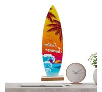 Surfboard Decor - Tropical Bar Table Centerpieces,Multifunctional Surfboard Beach Signs, Summer Wood Sign, Surf Board Decor For Wall, Wooden, Wall Decoration, Holiday Decoration