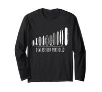 Surfboard Diversified Portfolio Waves Surfing Boy Girl Surf Long Sleeve T-Shirt