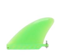 Surfboard Fin 4.6in TPU Lightweight Replacement Fin for Longboard and Paddle Board - Enhanced Control & Stylish Design (Green)