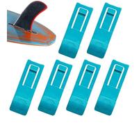 Surfboard Fin Clip, 6pcs Surfing Watershed Fin Clip, Detachable Buckle Paddle Board Clips, Replacement Surfboard Fin Buckle, Surfing Gear Fin Fastener Watershed Fin Clips