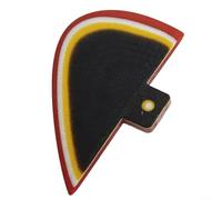 Surfboard Fin FCS1 Compatible System Central Kneel Fin Fiberglass Tail Rudder for Speed Drive Response Black 9.5x4.9cm Single Pack