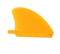 Surfboard Fin PVC Longboard Paddle Board Large Tail Fin, Replacement Surfing Accessory, Durable PVC Material with Universal Design for Enhanced Tracking and Stability, (Yellow)