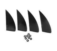 Surfboard Fin Set - Four Piece Reinforced Design, Removable Replacement System, Stable Water Control Fins | surfing paddle swim dive light equipment usage improving balance steering performance wave c