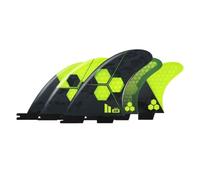 Surfboard Fins Honeycomb Fiberglass Performance Twin,Thruster (3 Fins) Quad 5 Single Tab or Size(Twin-yellow3L 2GX)