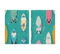 Surfboard Ing Leather Passport Holder Covers Case Minimalist Passport Sleeve Travel Wallet Passport Book Holders for Women Men, style, 20.3x13.8cm