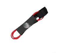 Surfboard Leash for Shortboard Longboard and Board with Build Quick Pull Tab and Hidden Storage Feature (10FT red)