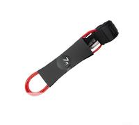 Surfboard Leash for Shortboard Longboard and Board with Build Quick Pull Tab and Hidden Storage Feature (7FT red)