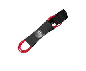 Surfboard Leash for Shortboard Longboard and Board with Build Quick Pull Tab and Hidden Storage Feature (10FT red)