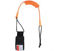 Surfboard Leash for TPU 5mm Stretch Safety Cord Paddleboard Accessory Green(C)