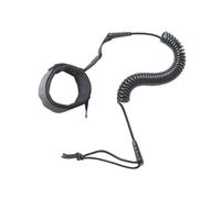 Surfboard Leash - Spiral Leg Tether Line, Stand Up Paddleboard Safety Rope with Strong Cuff System, Anti Drag Control Function, Ideal for Beginners Pros Water Sports