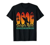 Surfboard Surfer Surfing Girl Like A Normal Girl But Cooler T-Shirt