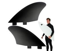 Surfboard Tail Fin 2 Pieces, Set of 2 Surfboard Fins - Fins with PVC Surfing Watershed Fin | Replacement Fins for Stand Up Paddle Board Wear-resistant