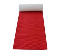 Surfboard Traction Pad Deck Grip Non Slip Strong Grip Multipurpose Boat Floor Mat EVA Sheet for Skimboard Canoe Longboard, Red
