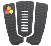 Surfboard Traction Pad, EVA Non-Slip Deck Pad with Pattern for Stand Up Paddle Board, Kiteboard and Wakeboard Grip(black)