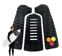 Surfboard Traction Pad | Skimboard Traction Pad | Deck Bar Grip Mat | Surf Traction Non-Slip Pads, Trimmable Cover Sheet, Adhesive Professional Tail Pad