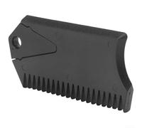 Surfboard Wax Comb with Serrated Groove Edge and Straight Scraper Designed for Effective Wax Removal and Traction