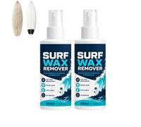 Surfboard Wax Remover Spray, Surf Wax Cleaner for Board Care (2PCS)
