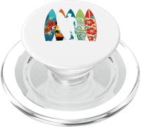Surfboarder Hawaii Wave Surfing Surfboard Lover Beach Surfer PopSockets PopGrip for MagSafe